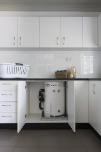 Concealed hot water system